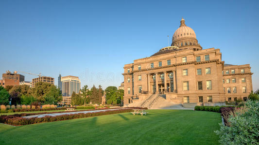 爱达荷州的旗子图片