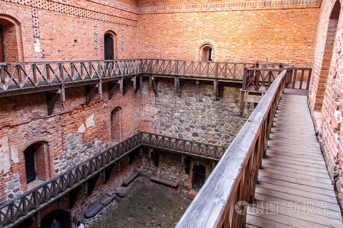 古老的 特拉凯 欧洲 石墙 立陶宛 建筑学 阳台 城堡 建筑