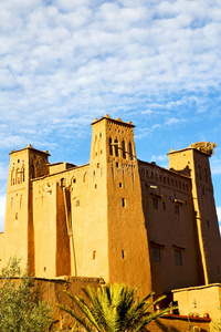 非洲在摩洛哥的老建筑和村庄