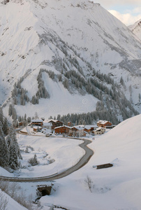 奥地利冬季场景
