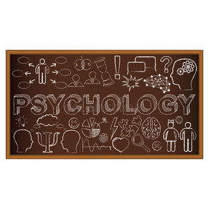 粉笔板涂鸦与符号的心理学