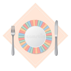 盘子和餐具