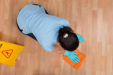 成人 手套 清洁剂 看门人 污垢 灰尘 女士 硬木 地板