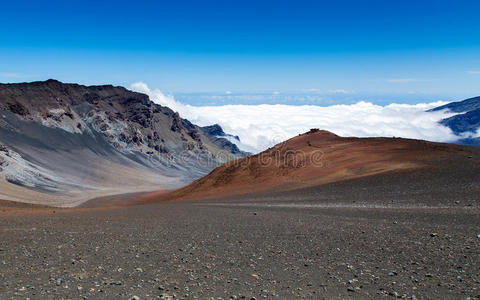 夏威夷毛伊岛上的哈莱卡拉火山