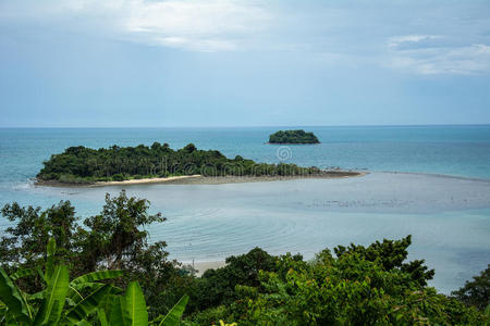 美女 风景 天堂 海洋 沿海 海滩 海岸 海湾 天空 棕榈