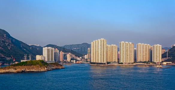 房地产 中国人 商行 香港 外部 新的 建筑 排斥 城市