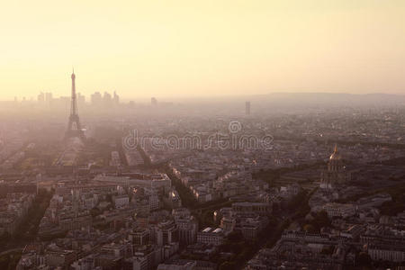法国巴黎埃菲尔铁塔夜景