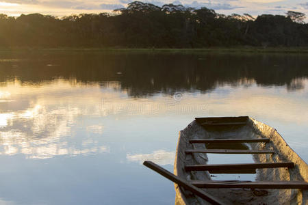 马迪迪 沼泽 早晨 独木舟 玻利维亚 亚马逊 丛林 日落