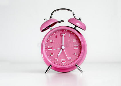 醒着 计时器 醒来 模拟 圆圈 小时 早晨 提醒 粉红色
