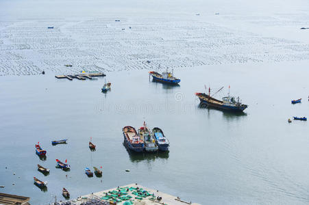 海上养鱼场