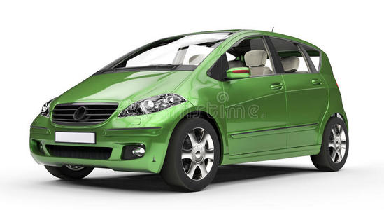 绿色小型车