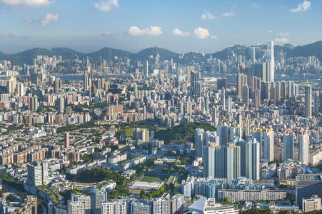 香港城市全景