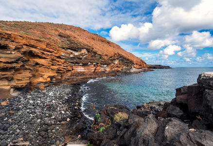 风景 海滩 欧洲 沿海 金丝雀 大西洋 美女 洞穴 崎岖不平