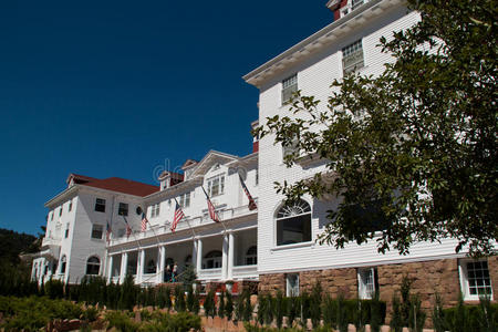 酒店恐怖科罗拉多州埃斯特斯公园著名的斯坦利酒店照片