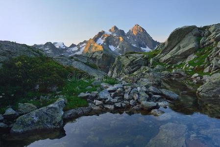 山上的早晨