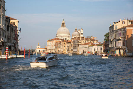 运河 场景 美丽的 威尼斯 意大利语 浪漫的 建筑 旅行