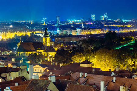 吸引力 欧洲 傍晚 城市景观 地标 天线 外部 布拉格 宗教