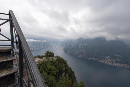 自然 风景 泰辛 山谷 遥远的 情景 蒙特 阿尔卑斯山 远景