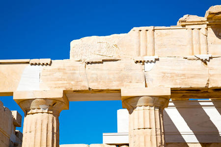 卫城 遗产 希腊 历史的 大理石 艺术 建筑 地中海 建筑学