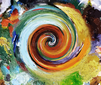 油彩插画-油彩手绘-油彩卡通图-摄图新视界