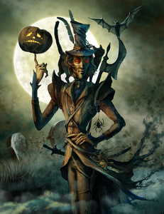 万圣节妖怪图片