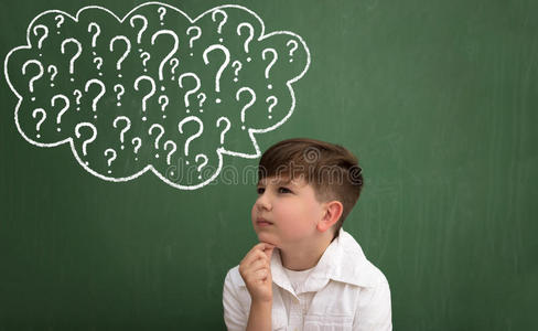 小孩问号图片