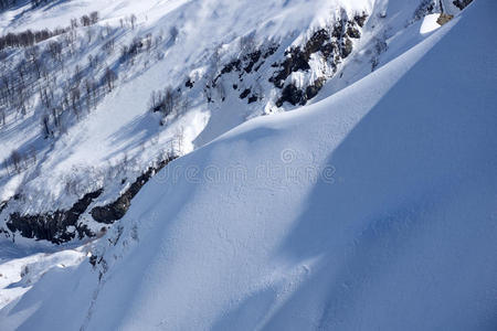 雪山坡