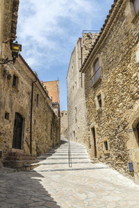 加泰罗尼亚的中世纪街道