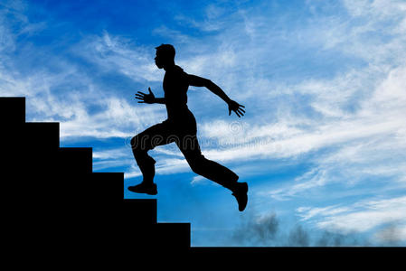 天堂 运动员 自然 形象 早晨 风景 马拉松赛跑 耐力 运动