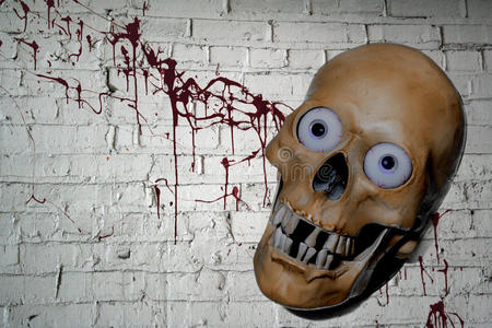 万圣节血图片