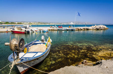 希腊小艇港口