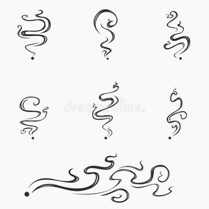 烟线同时吹水在冰岛间歇泉逼真的干冰烟雾云雾叠加青烟中的年轻女子