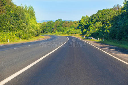 旅行 国家 曲线 场景 车道 土地 风景 驱动 模式 公路