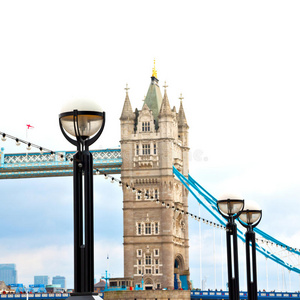 吊桥 美丽的 城市 首都 伟大的 伦敦 偶像 地标 建筑学