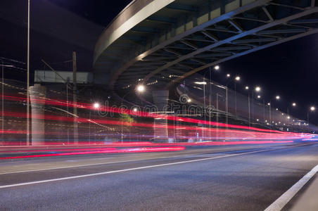 高速公路 立交桥 运动 黄昏 开车 公路 傍晚 大街 天桥