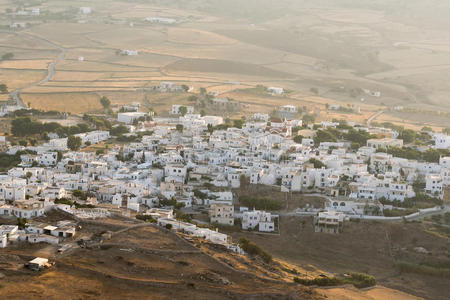 旅行 希腊语 建筑学 地标 美女 旅游业 天线 美丽的 村庄