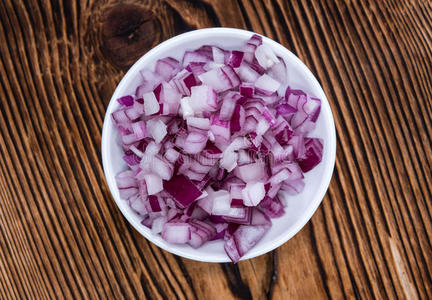 红洋葱丁照片