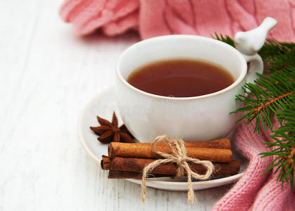 杯子 饮料 季节 冬天 美味的 温暖的 茴香 热的 甜点