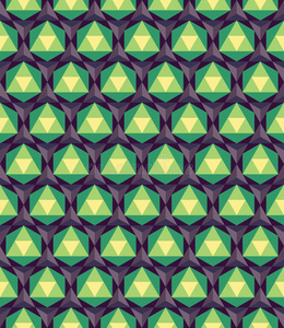 对比 马赛克 枕头 多边形 卡片 六角形 重复 三维 颜色
