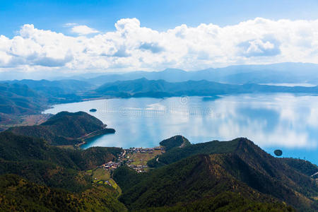 和平 摩梭人 高原 云南 高地 秋天 省份 台地 瓷器 泸沽