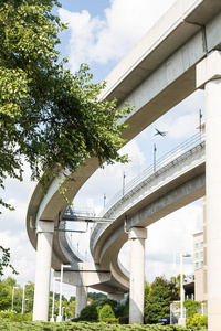 地铁 有轨电车 旅行 新的 运输 火车 城市 轨道