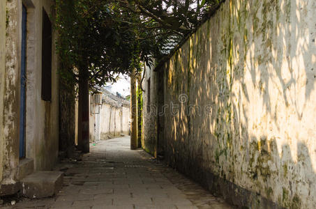 半人脸雕塑德国教堂希腊文学动物灵感背景石头墙上的古街道灯lviv古街