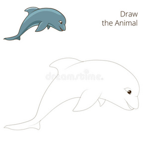 画鱼动物海豚教育游戏