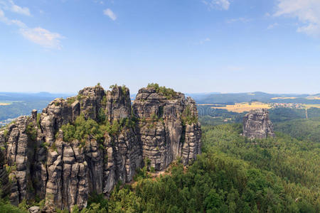 徒步旅行 攀登 风景 登山 全景图 旅行 森林 目的地 自然