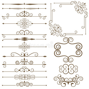 古董装饰元素，设置页面分隔。