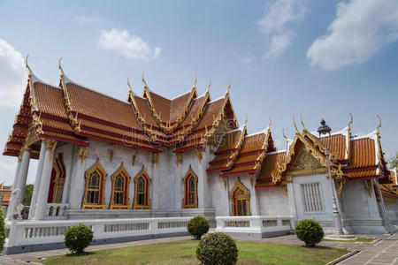 佛教 观光 能够 大理石 和尚 祈祷 亚洲 曼谷 假日 放松