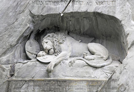 垂死的狮子纪念碑，卢塞恩，瑞士