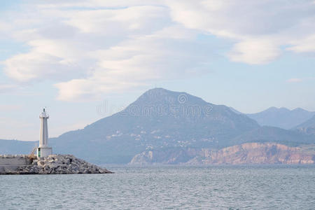 欧洲 海洋 航行 风景 亚得里亚海 港湾 高的 无边 黑山