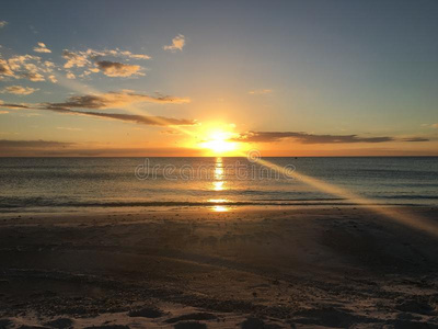 美丽的 天空 海滩 佛罗里达州 午睡 太阳