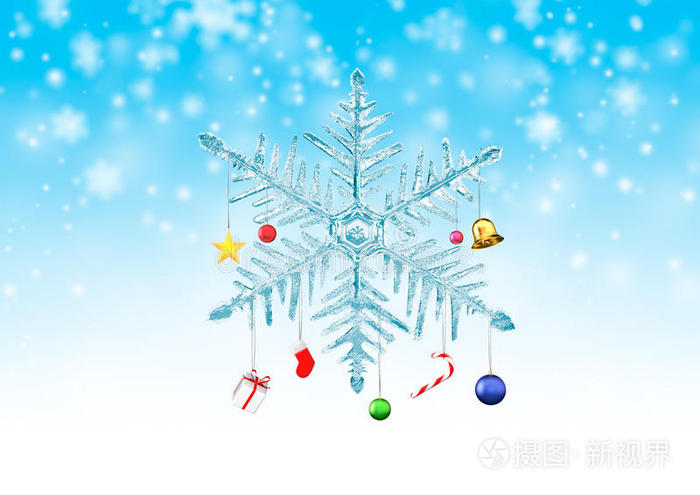 冷冰冰的 小玩意 晶体 乐趣 冻结 圣诞节 季节 礼物 自然